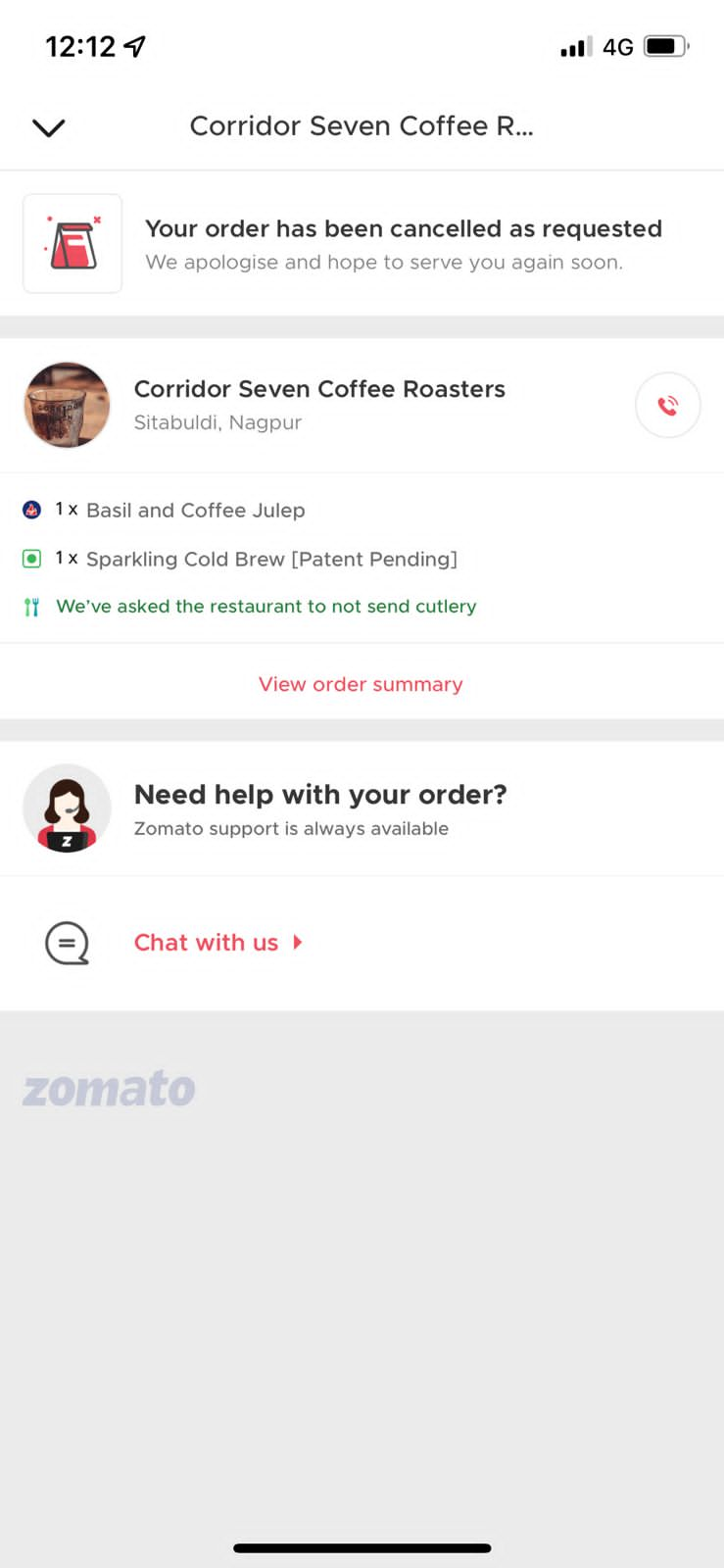 complaint-against-the-zomato-customer-care-consumer-complaints-court