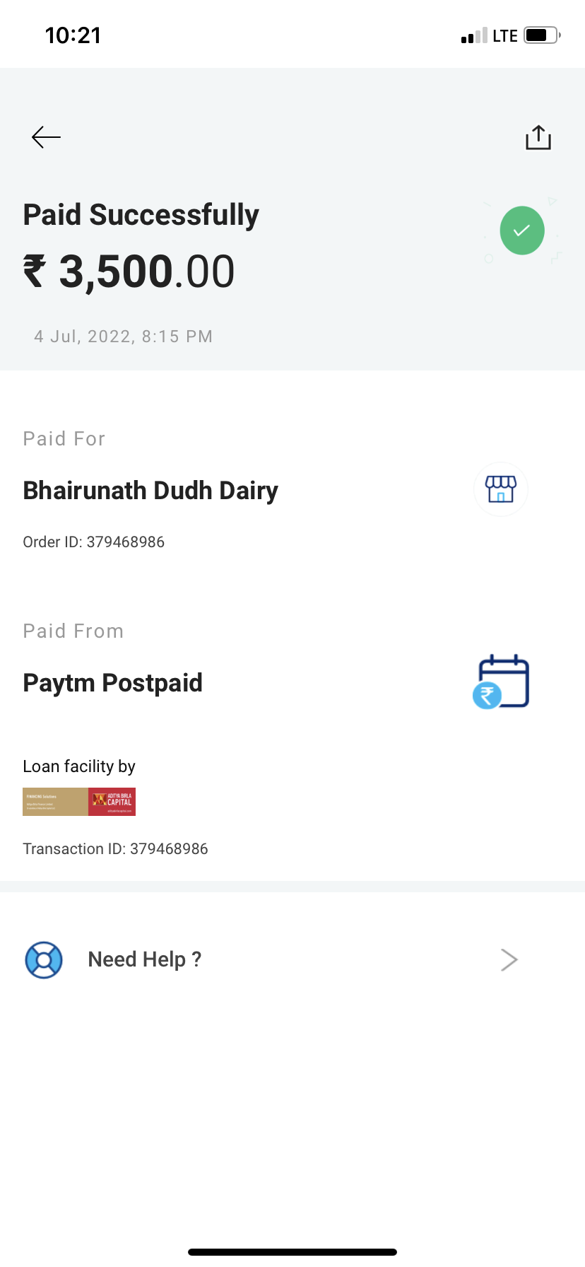 Paytm Postpaid Issue For The Debited Money 3500 Consumer Complaints 